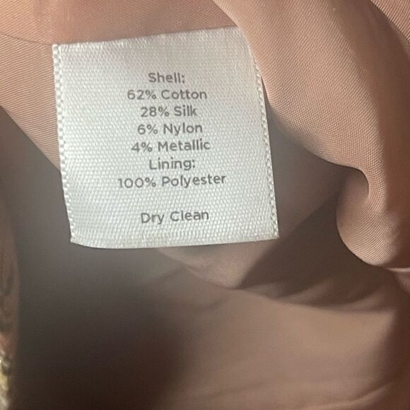 Talbots Metallic Sleeveless Dress w/ Belt - Picture 13 of 13